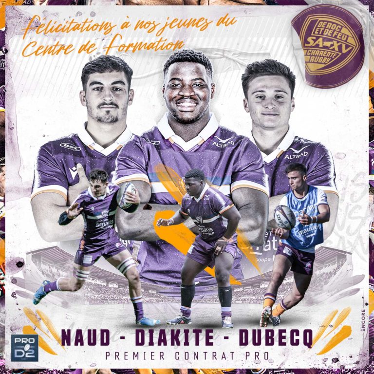 Pro Naud Diakit Et Dubecq Signent Leur Premier Contrat Pro Sa